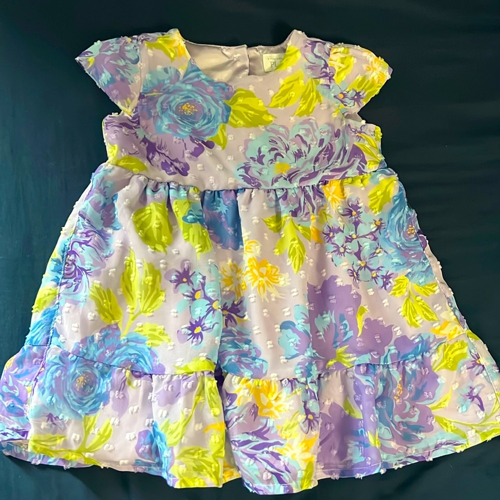 Baby girl 9 - 12 month purple floral dress